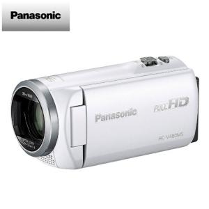 パナソニック デジタルハイビジョン ビデオカメラ HC-V480MS-W ホワイト 代引不可｜recommendo