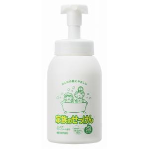 単品20個セット 家族のせっけん泡ボディソープ 600ml ミヨシ石鹸 代引不可｜recommendo