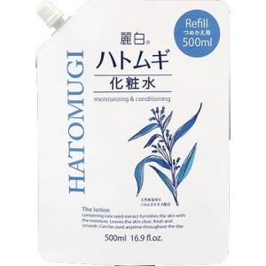 単品16個セット 麗白 ハトムギ化粧水 詰替 500ml 熊野油脂 代引不可