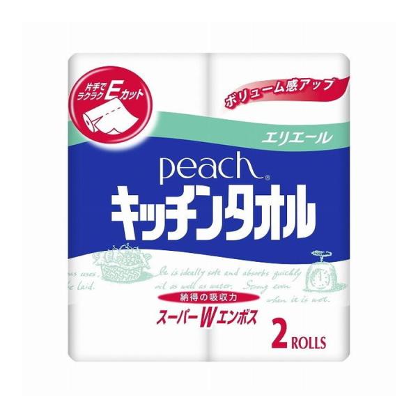 単品2個セット ピーチキッチンタオル2R 大王製紙株式会社 代引不可