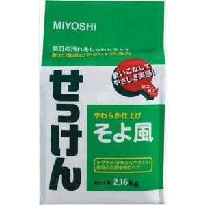 ミヨシ石鹸 ニューそよ風 2160G 衣料用洗剤 天然系 自然派 天然系 自然派 代引不可