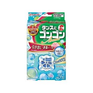 大日本除虫菊 ゴンゴンアロマ 引き出し用 24個入 ライムソープの香り 代引不可｜recommendo