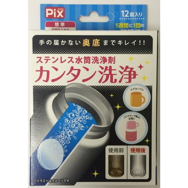 単品11個セット ピクスステンレス水筒洗浄剤 12個 リベロ 代引不可