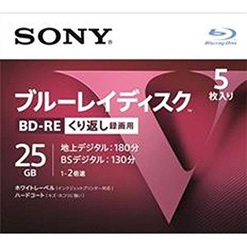 単品5個セット BD-RE5枚 5BNE1VLPS2 ソニーマーケティング 代引不可