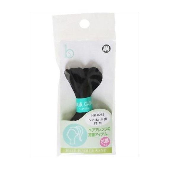 単品18個セット HK0263ヘアゴム太黒抗菌 貝印株式会社 美粧 代引不可