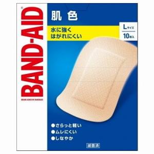 単品18個セット バンドエイド肌色Lサイズ10枚 まとめ買い 代引不可