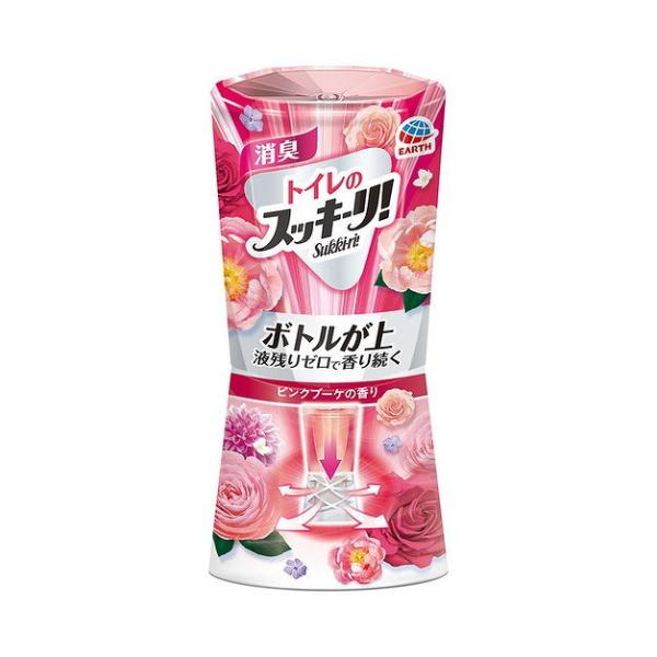 単品20個セット トイレのスッキーリ Sukki-ri ピンクブーケの香り 400ml アース製薬 ...