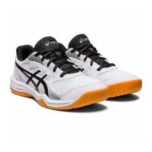 アシックス UPCOURT 5 GS 24SS シューズ バレー バスケ ハンド 1074A039 102 19.0 WHITE/BLACK｜recommendo