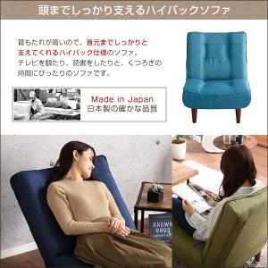 日本製 ハイバックソファ 一人掛け 1人掛け ...の詳細画像3