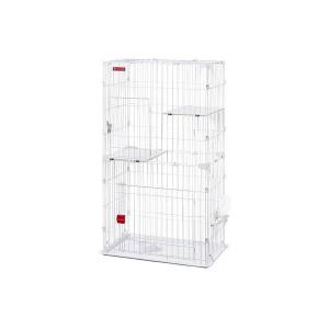 ブランド] Wag スリム キャットケージ 2段 ホワイト : 雑貨屋