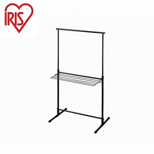 アイリスオーヤマ 簡単組立スタイル物干し STMH-790 ブラック IRIS OHYAMA 代引不...