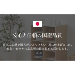 日本製 棚板が外せて洗える シューズラック シ...の詳細画像1