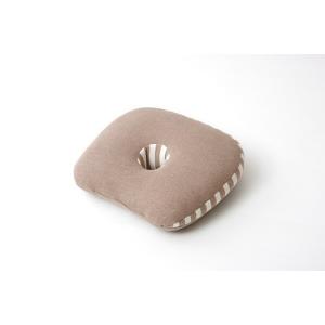クッション 低反発 快適フィット マイクロファイバー 無地 エルマー ブラウン 約40×37cm 代引不可