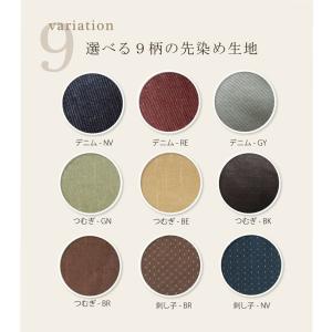 こたつ布団 長方形 掛け単品 デニム 『先染め...の詳細画像4