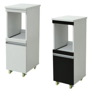 キッチン 隙間収納 ラック 幅30 高さ127 奥行40 スリム キャスター