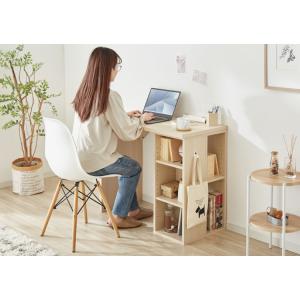 棚付きツインデスク 180×45 棚付き ツイ...の詳細画像4