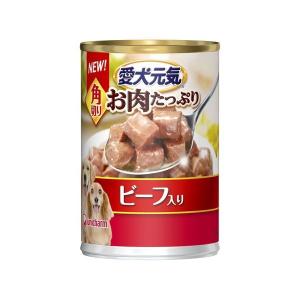 ユニ・チャーム 愛犬元気缶角切りビーフ入り375g｜recommendo