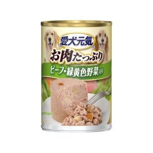 ユニ・チャーム 愛犬元気缶ビーフ・緑黄色野菜入り375g｜recommendo