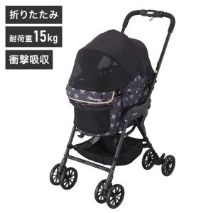 コムペット ペットカート ミリミリEG ロングD デニムブルー 折りたたみ