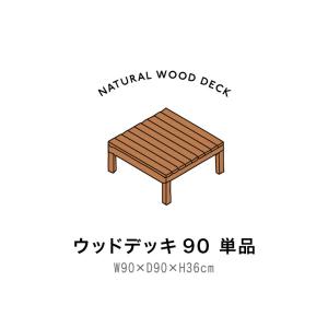 ウッドデッキ 90 ※ウッドデッキ90単品 縁...の詳細画像2