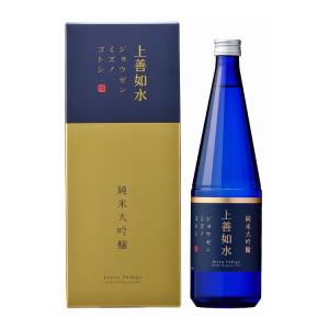 上善如水 純米大吟醸 720ml 清酒 日本酒 地酒 お酒 新潟 純米 大吟醸 白瀧酒造 じょうぜんみずのごとし 酒蔵 辛口 食事 食卓 和食 日本食 代引不可｜recommendo