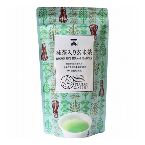 抹茶入り玄米茶 ティーバッグ 2g×25包