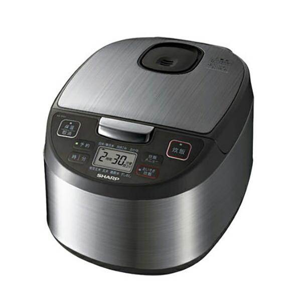 シャープ ジャー炊飯器 5.5合 KS-S10J-S シルバー 代引不可