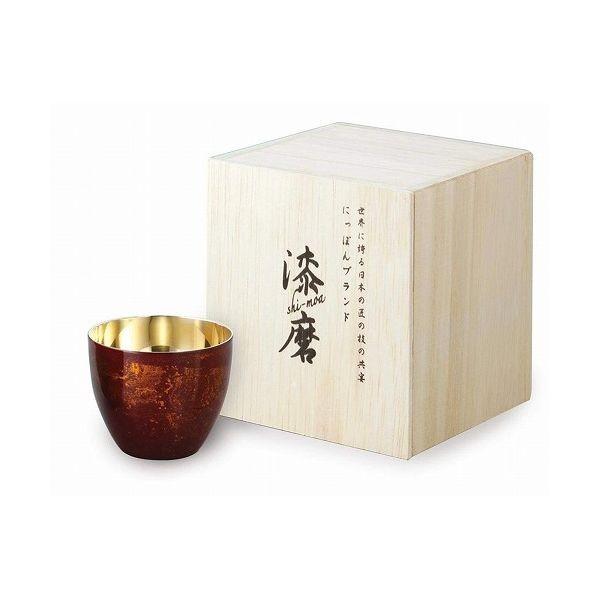 アサヒ こだわりの極み 食楽工房 2重構造ぐい呑み赤漆流し SCW-GK502 ステンレス 漆塗り ...