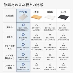 日本製 燕三条 チタンまな板 純チタン チタン...の詳細画像4