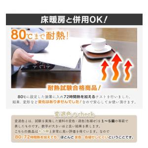 ダイニングマット 80×270cm 撥水 クリ...の詳細画像4