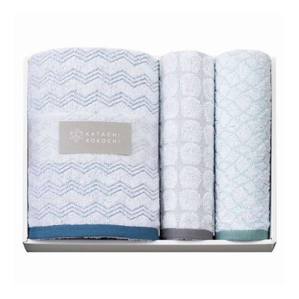 バスタオル&amp;フェイスタオル2P KATACHI KOKOCHI カタチココチ K-20250 ギフト...