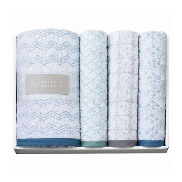 バスタオル&amp;フェイスタオル3P KATACHI KOKOCHI カタチココチ K-20300 ギフト...
