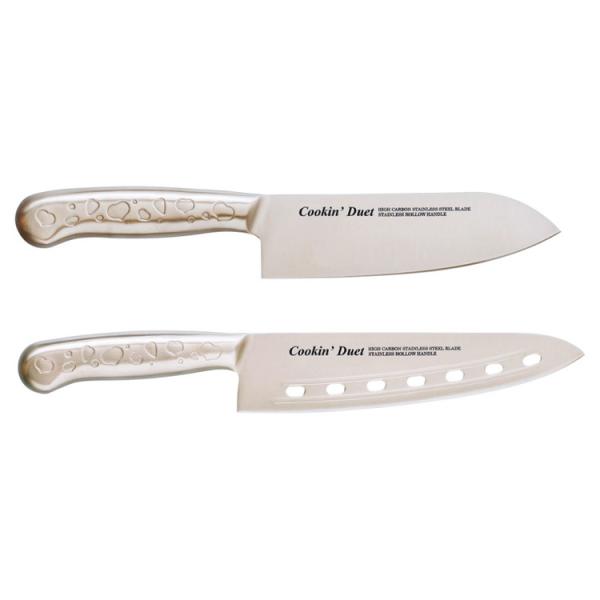 包丁2点セット クッキングデュエット 包丁 A-80Y 代引不可