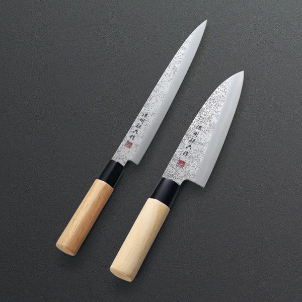 梨地和包丁2点セット 濃州孫六作 包丁 A-80IDS 代引不可