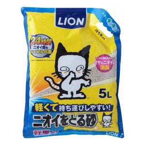 ライオン商事 LION ニオイをとる砂 軽量タイプ 5L｜recommendo