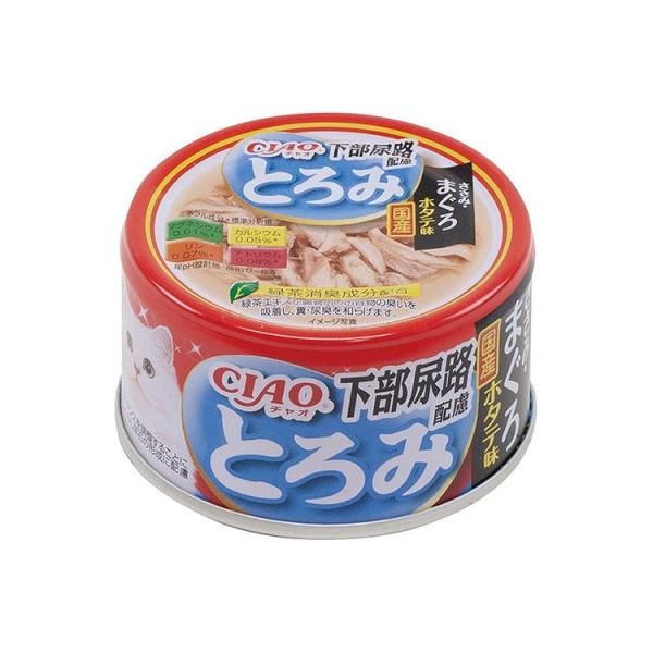 24個セット CIAO とろみ 下部尿路配慮 ささみ・まぐろ ホタテ味 80g x24