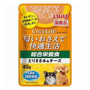 いなばペットフード CozyLifeパウチ 総合栄養食 とりささみ&チーズ 40g｜recommendo