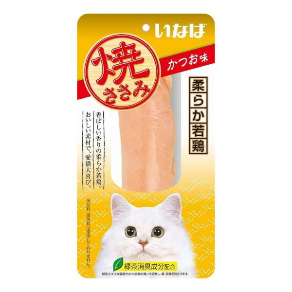 24個セット いなば 焼ささみ かつお味 1本 x24