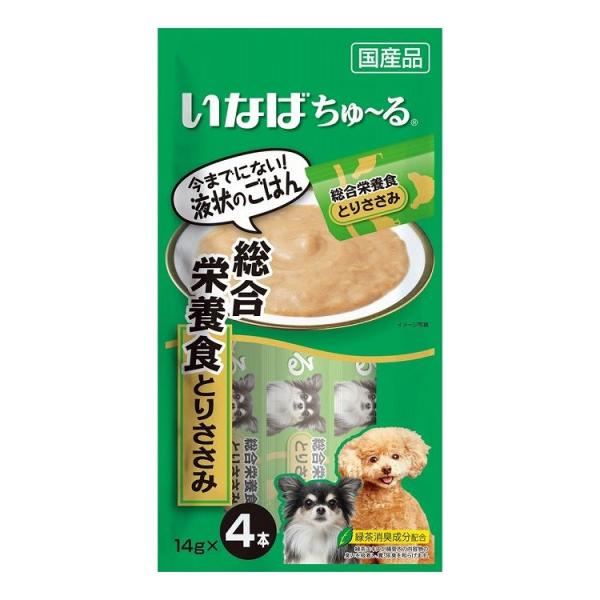 24個セット いなば ちゅ~る 総合栄養食 とりささみ 14g×4本 x24