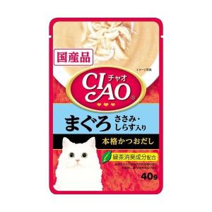 いなばペットフード CIAOパウチまぐろ・しらす入り40g｜recommendo