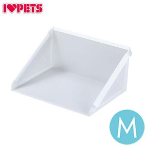 ボンビアルコン トイレ用飛散ガード プラスクリーン M 単品 トレー別売り 半透明 ガード トイレ 洗える 犬用 ペット用 飛び散り防止 飛散防止