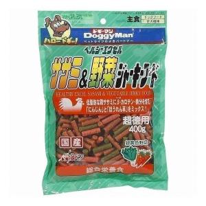 6個セット ドギーマン ヘルシーエクセルササミ&野菜ジャーキーフード 400g x6｜recommendo