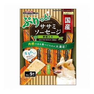 6個セット ドギーマン ぷりっと国産ササミソーセージ 野菜入り 14g×9本 x6｜recommendo