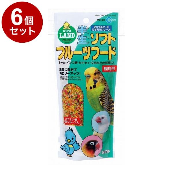 6個セット マルカン 半生ソフトフルーツフード 100g