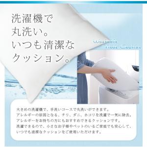 2個組 日本製 ヌードクッション 45x45c...の詳細画像2