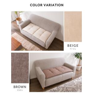 ソファーパッド 3人掛け 幅150cm 奥行5...の詳細画像1