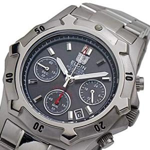 エルジン ELGIN 腕時計 メンズ FK1425TI-B クォーツ グレー シルバー 送料無料｜recommendo