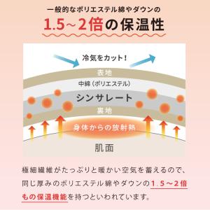 掛け布団 シングル シンサレート 襟元までフリ...の詳細画像4