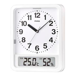 ノア精密 MAG 電波自動点灯置掛両用時計 ルック W-779 WH-Z ライト 電波時計 夜間秒針停止機能 ステップ秒針 マグ