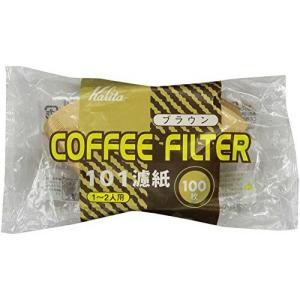 カリタ コーヒーフィルター 101濾紙 ロシ 100枚入 ブラウン｜recommendo